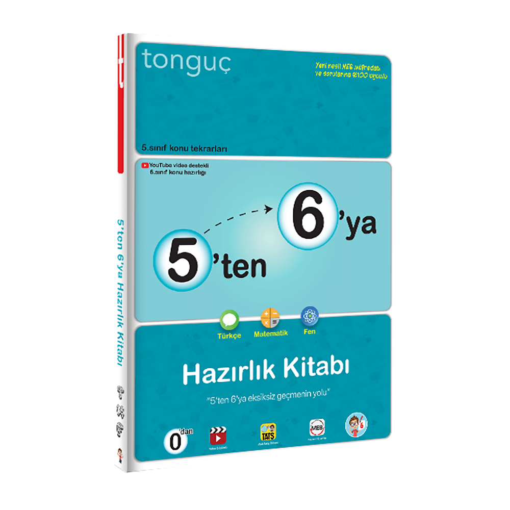 5’ten 6’ya Hazırlık Kitabı Tonguç Akademi